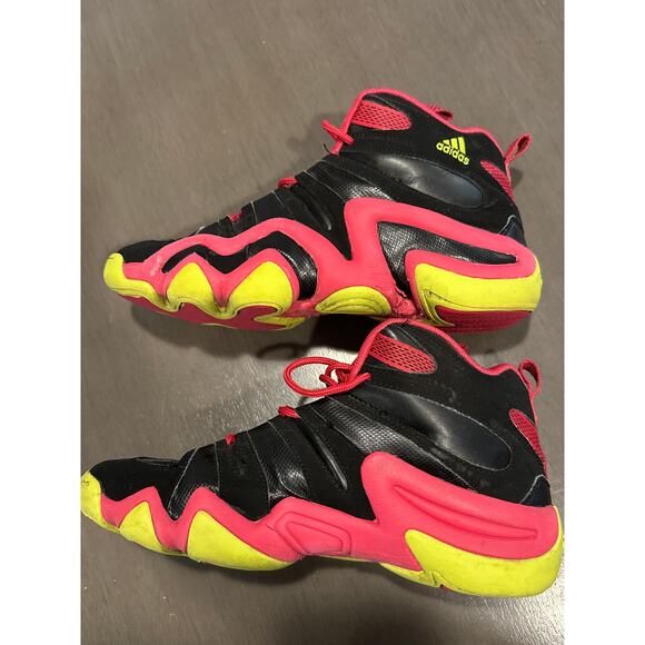 Adidas Crazy 8 Basketball Shoe Kobe Bryant Mothers Day Black Pink Neon Mens 10.5 main image 5